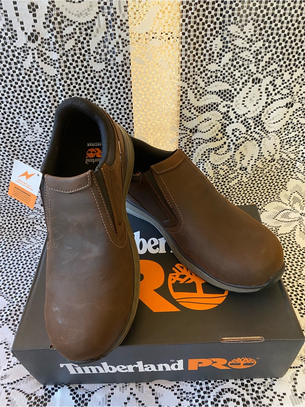 NEW Timberland Brown Slip-On Work Loafers